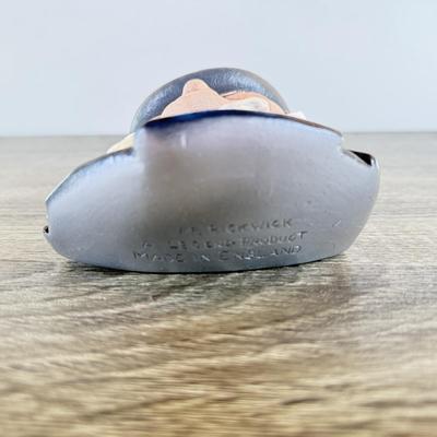 LOT 38L: Vintage Legend Products England Chalkware Bossun Heads - Westerner & Mr. Pickwick