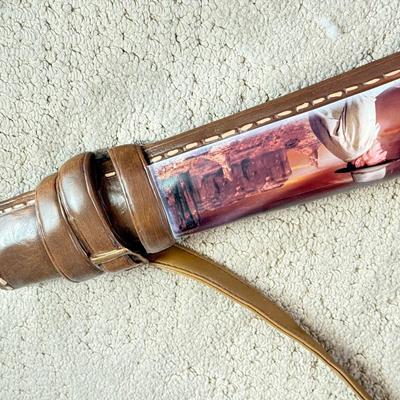 LOT 41L: 2007 Bradford Exchange John Wayne Rifle "An American Legend" A4158 & 2009 Straight Shooter Collection...