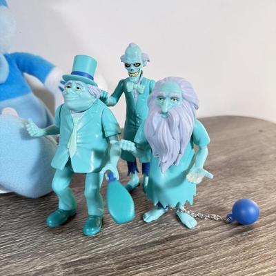 LOT 45L: Disney Collection - 1970s Big Al Coin Bank, Woody Dolls, Hallmark Haunted Mansion Hitch Hiking Ghosts & More