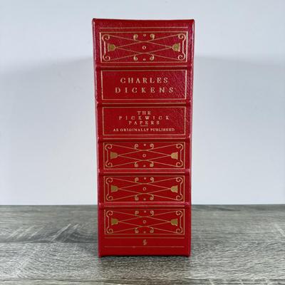LOT 48L: Antique, Vintage & Modern Charles Dickens Books - 1868 Volume of The Works of Charles Dickens incl. Pickwick Papers, Barnaby...