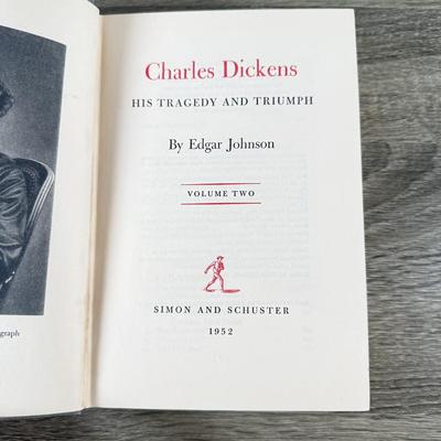 LOT 48L: Antique, Vintage & Modern Charles Dickens Books - 1868 Volume of The Works of Charles Dickens incl. Pickwick Papers, Barnaby...