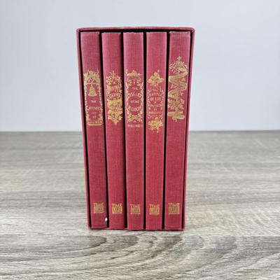 LOT 48L: Antique, Vintage & Modern Charles Dickens Books - 1868 Volume of The Works of Charles Dickens incl. Pickwick Papers, Barnaby...