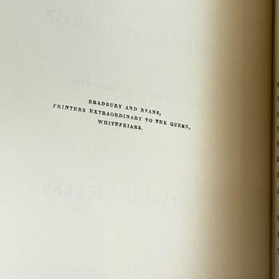 LOT 48L: Antique, Vintage & Modern Charles Dickens Books - 1868 Volume of The Works of Charles Dickens incl. Pickwick Papers, Barnaby...