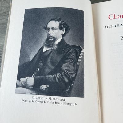 LOT 48L: Antique, Vintage & Modern Charles Dickens Books - 1868 Volume of The Works of Charles Dickens incl. Pickwick Papers, Barnaby...