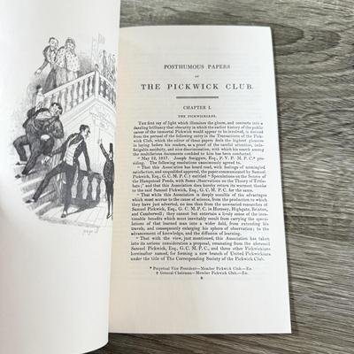 LOT 48L: Antique, Vintage & Modern Charles Dickens Books - 1868 Volume of The Works of Charles Dickens incl. Pickwick Papers, Barnaby...