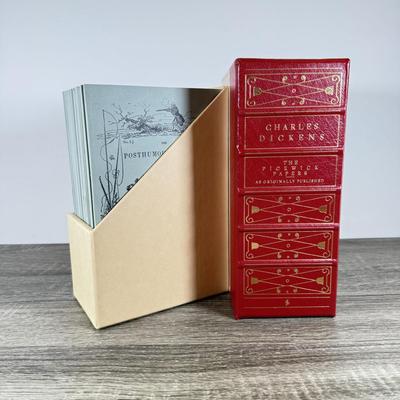 LOT 48L: Antique, Vintage & Modern Charles Dickens Books - 1868 Volume of The Works of Charles Dickens incl. Pickwick Papers, Barnaby...