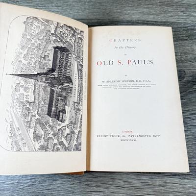 LOT 49L: Antique & Vintage Books - 1897 Quo Vadis by Henryk Sienkiewicz, 1881 Chapters in the History of Old S. Paul's, 1948...