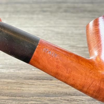 LOT 51M: Pipe Rack made in Italy, Boddingtons Bitter Ashtray w/ Collection of Pipes - Dr. Grabow, Italy, Angelo, Czech & More