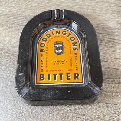 LOT 51M: Pipe Rack made in Italy, Boddingtons Bitter Ashtray w/ Collection of Pipes - Dr. Grabow, Italy, Angelo, Czech & More