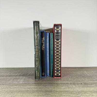 LOT 53M: Folio Society Books - NIP A Short History of Time, 2008 First Folio, 2008 Folio Society Diary, NIP The Siege & Fall of Troy...