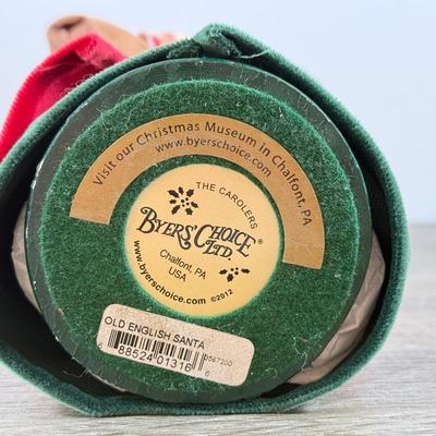 LOT 55M: Byer's Choice - 2012 Santa w/ Toys, 2006 Fireplace w/ Music Stand & A Christmas Carol Puzzle