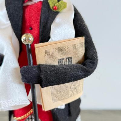 LOT 56M: Byer's Choice Carolers - 2015 Esther's Boyfriend & 2012 Man w/ Pocket Watch