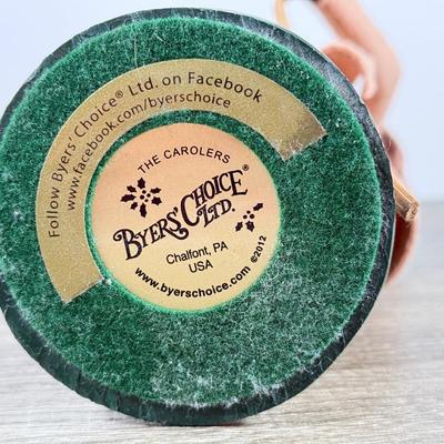 LOT 56M: Byer's Choice Carolers - 2015 Esther's Boyfriend & 2012 Man w/ Pocket Watch