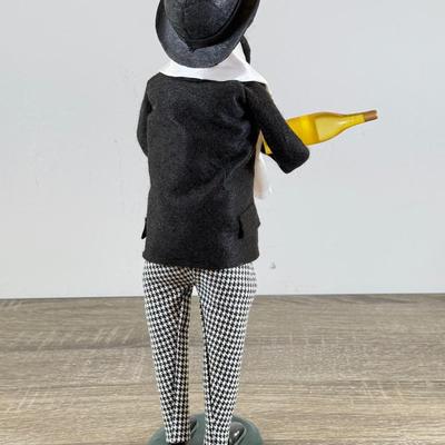 LOT 56M: Byer's Choice Carolers - 2015 Esther's Boyfriend & 2012 Man w/ Pocket Watch