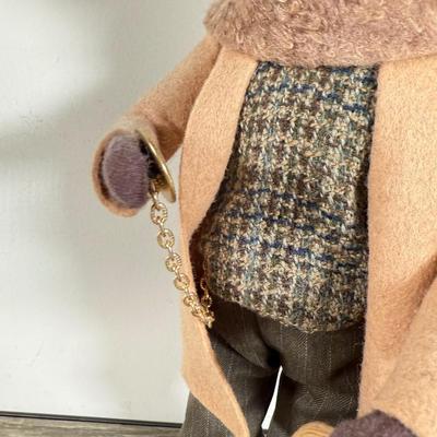 LOT 56M: Byer's Choice Carolers - 2015 Esther's Boyfriend & 2012 Man w/ Pocket Watch