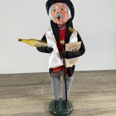 LOT 56M: Byer's Choice Carolers - 2015 Esther's Boyfriend & 2012 Man w/ Pocket Watch