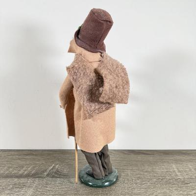 LOT 56M: Byer's Choice Carolers - 2015 Esther's Boyfriend & 2012 Man w/ Pocket Watch