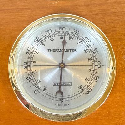 LOT 57M: Vintage Springfield Instrument Company Barometer
