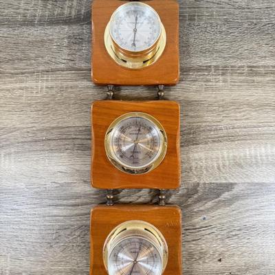 LOT 57M: Vintage Springfield Instrument Company Barometer