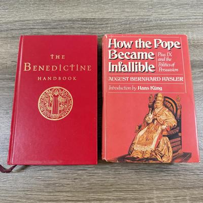 LOT 60M: 1982 Marvel Comics The Life of Pope John Paul II w/ Collection of Books on Historical & Modern Popes and the Vatican