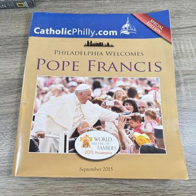 LOT 60M: 1982 Marvel Comics The Life of Pope John Paul II w/ Collection of Books on Historical & Modern Popes and the Vatican