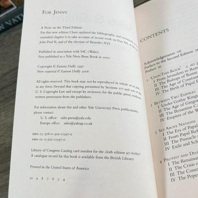 LOT 60M: 1982 Marvel Comics The Life of Pope John Paul II w/ Collection of Books on Historical & Modern Popes and the Vatican