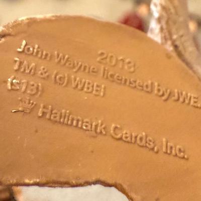 LOT 63M: Large Collection of John Wayne Christmas Tree Ornaments - 2011 Bradford Exchange Legend of John Wayne Ornament Collection...