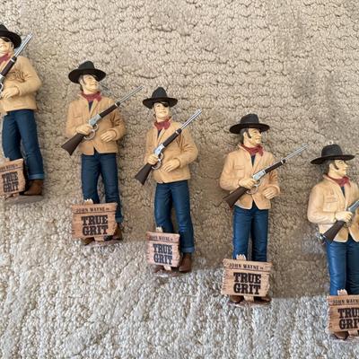 LOT 63M: Large Collection of John Wayne Christmas Tree Ornaments - 2011 Bradford Exchange Legend of John Wayne Ornament Collection...