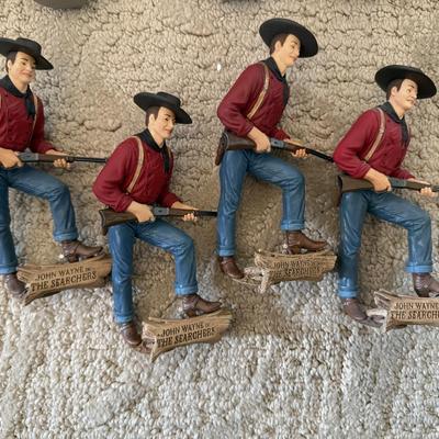LOT 63M: Large Collection of John Wayne Christmas Tree Ornaments - 2011 Bradford Exchange Legend of John Wayne Ornament Collection...