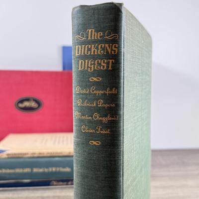 LOT 64M: Collection of Vintage Dickens Books - Limited Edition #100/1000 1954 Christmas ad Dingley Dell, 1928 Memories of My Father by...