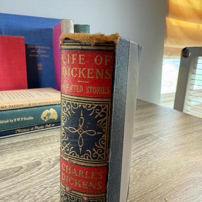 LOT 64M: Collection of Vintage Dickens Books - Limited Edition #100/1000 1954 Christmas ad Dingley Dell, 1928 Memories of My Father by...