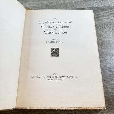 LOT 64M: Collection of Vintage Dickens Books - Limited Edition #100/1000 1954 Christmas ad Dingley Dell, 1928 Memories of My Father by...