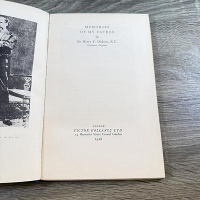 LOT 64M: Collection of Vintage Dickens Books - Limited Edition #100/1000 1954 Christmas ad Dingley Dell, 1928 Memories of My Father by...