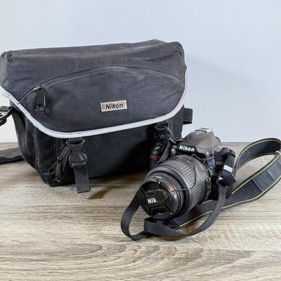 LOT 65M: Nikon D3000 DSLR Camera w/ Lenses & Accessories