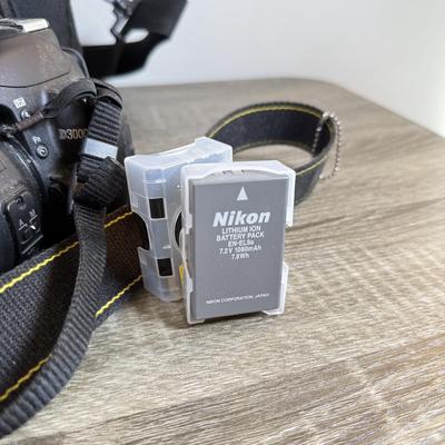 LOT 65M: Nikon D3000 DSLR Camera w/ Lenses & Accessories