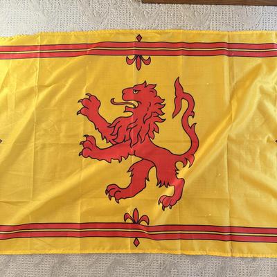 LOT 66M: Wales Flags & Memorabilia Collection incl. 2002 Crosa Welsh Dragon Statue