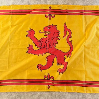 LOT 66M: Wales Flags & Memorabilia Collection incl. 2002 Crosa Welsh Dragon Statue