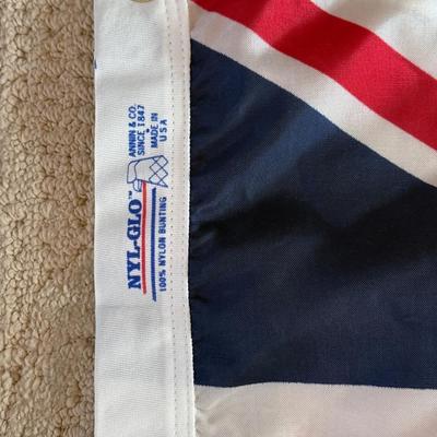 LOT 67M: Collection of Irish & British Nyl-Glo Flags