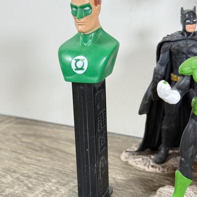 LOT 69L: Collection of Toys, Action Figures, Comics & More - Indiana Jones, DC Comics, Spiderman, Mr. Bean, 1950s Illustrated Classics