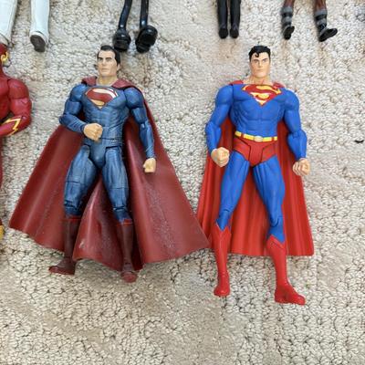 LOT 69L: Collection of Toys, Action Figures, Comics & More - Indiana Jones, DC Comics, Spiderman, Mr. Bean, 1950s Illustrated Classics