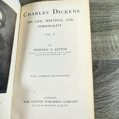 LOT 71L: Vintage Dickens Books - List in Description