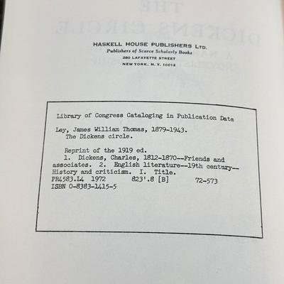 LOT 71L: Vintage Dickens Books - List in Description