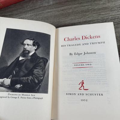 LOT 71L: Vintage Dickens Books - List in Description