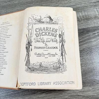LOT 71L: Vintage Dickens Books - List in Description