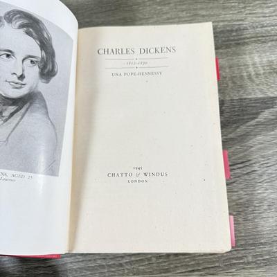 LOT 71L: Vintage Dickens Books - List in Description