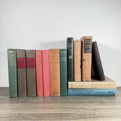 LOT 71L: Vintage Dickens Books - List in Description