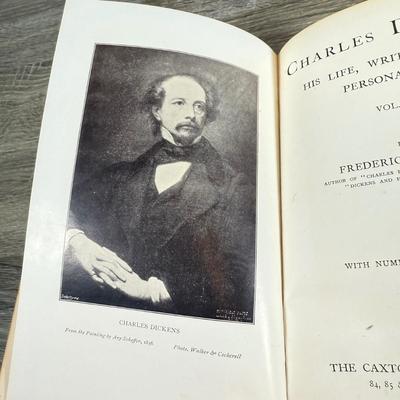 LOT 71L: Vintage Dickens Books - List in Description