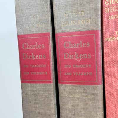 LOT 71L: Vintage Dickens Books - List in Description
