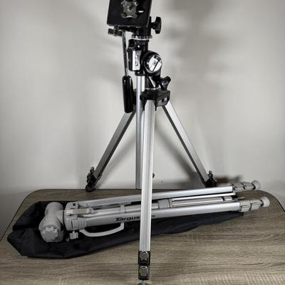 LOT 72M: Camera Tripods - Targus TGT-66TR & Vintage Pro Model 1400C