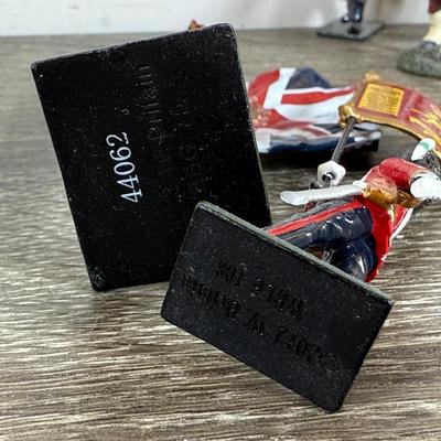 LOT 75M: Mini Metal & More Figurines incl. King & Country - Winston Churchill, HM King Charles III, Rooster Cogburn & Hercule...